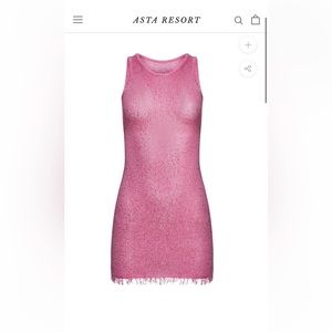 ASTA Resort NATALIA MINI DRESS - AZALEA SEQUIN